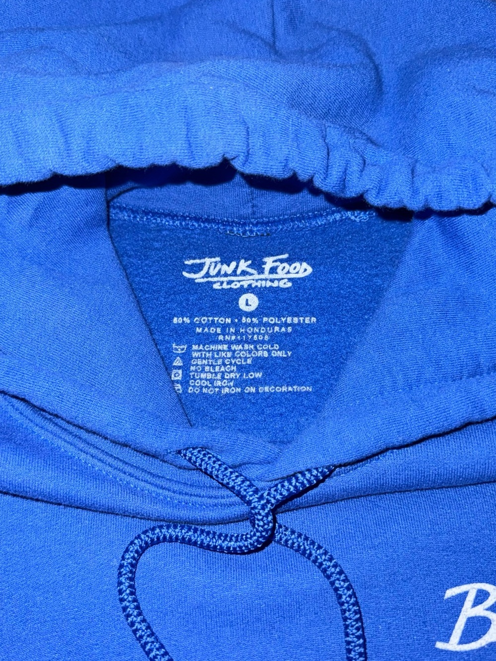 Altar’d State “Bronco” Mustang Logo Hoodie Royal Blue Size L - Picture 4 of 6